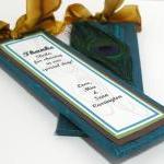 Handmade Wedding Bookmarker..