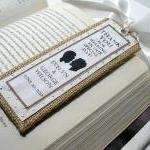 Handmade Wedding Bookmarker..