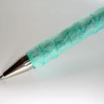 Ostrich Feather Pen & Stand..